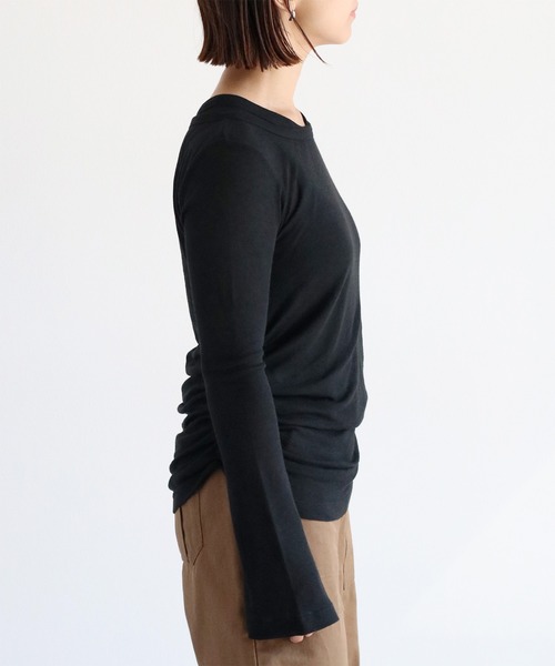 cepo（セポ）の「【セットアイテム】&【マルチウェイ】シアーアンサンブルプルオーバー（Tシャツ/カットソー・レディース・ブラック/グレー/グリーン・M）」の12枚目の写真