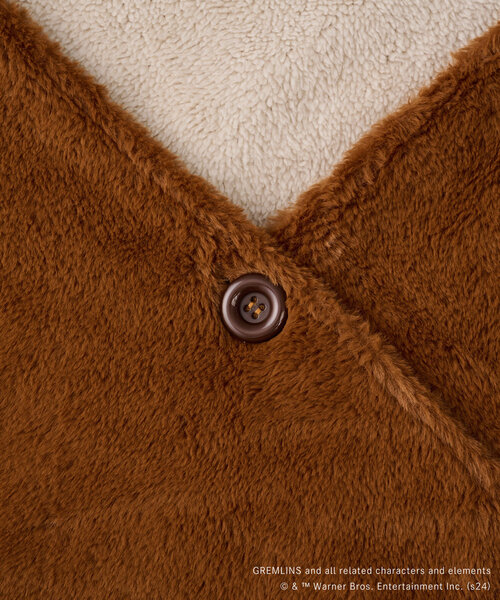 BIRTHDAY BAR（バースデイバー）の「【GREMLINS グレムリン】ギズモ　クッションフードブランケット（インテリア雑貨・レディース・ミント/ブラウン・0）」の21枚目の写真