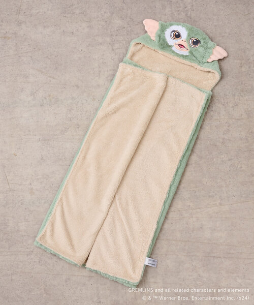 BIRTHDAY BAR（バースデイバー）の「【GREMLINS グレムリン】ギズモ　クッションフードブランケット（インテリア雑貨・レディース・ミント/ブラウン・0）」の4枚目の写真