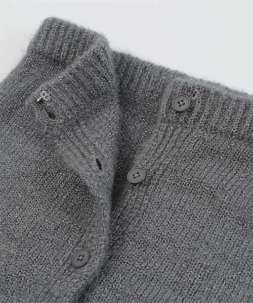 UR'S（ユアーズ）の「釦付ニットビスチェ（キャミソール・レディース・チャコール/ネイビー・S/M/L）」の4枚目の写真