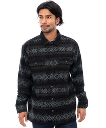 BILLABONG メンズ OFFSHORE JACQUARD FL 長袖シャツ 【2024年秋冬モデル】/ビラボンジャガードコットン長袖シャツ