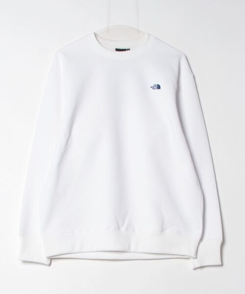 THE NORTH FACE（ザノースフェイス）の「ザ ノース フェイス THE NORTH FACE Small Logo Heather Sweat Crew_スモールロゴヘザースウェットクルー（スウェット・メンズ・ブラック/ホワイト/グレー・M/L/SS/S/XL）」の2枚目の写真