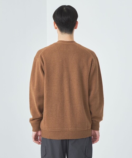 green label relaxing(グリーンレーベルリラクシング)の「ハミルトンラム Vネック カーディガン(カーディガン/ボレロ・メンズ・グレー/ダークブラウン/ベージュ/ネイビー・S/M/L/XL)」の15枚目の写真