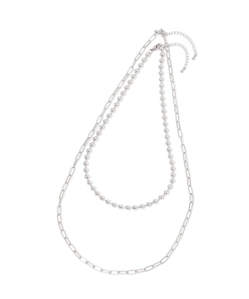 GLOBAL WORK(グローバルワーク)の「ステンレスボールチェーンネックレス/145120(ネックレス・レディース・ゴールド/シルバー・ONE SIZE)」の3枚目の写真