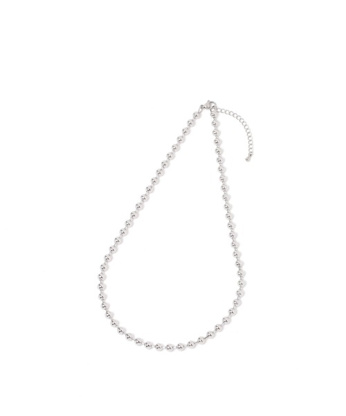 GLOBAL WORK(グローバルワーク)の「ステンレスボールチェーンネックレス/145120(ネックレス・レディース・ゴールド/シルバー・ONE SIZE)」の5枚目の写真