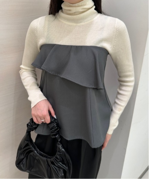 RANAN(ラナン)の「フリルベアビスチェ(その他トップス・レディース・ブラック/グレー・S/M/L)」の16枚目の写真