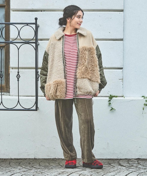 niko and...（ニコアンド）の「オリジナルニコモコモックシューズ（スリッポン・レディース・ブラック/シルバー/その他1/その他2/ベージュ/ホワイト系その他/レオパード/ブラック系/チェック/アイボリー系・SMALL/MEDIUM/LARGE）」の12枚目の写真