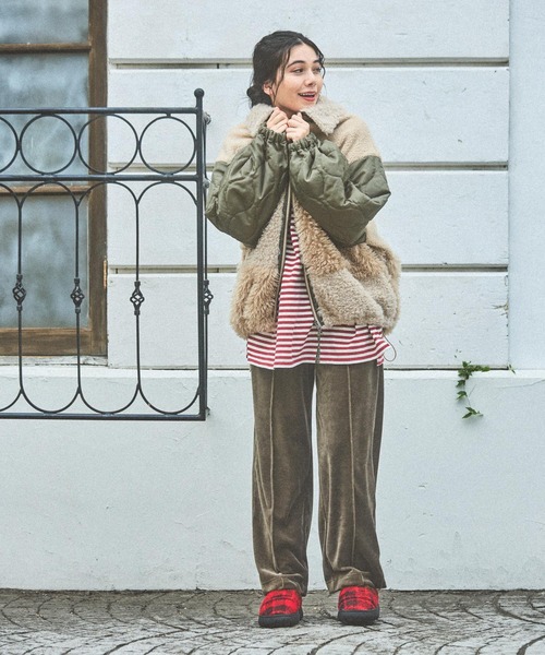 niko and...（ニコアンド）の「オリジナルニコモコモックシューズ（スリッポン・レディース・ブラック/シルバー/その他1/その他2/ベージュ/ホワイト系その他/レオパード/ブラック系/チェック/アイボリー系・SMALL/MEDIUM/LARGE）」の13枚目の写真