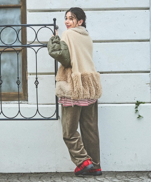 niko and...（ニコアンド）の「オリジナルニコモコモックシューズ（スリッポン・レディース・ブラック/シルバー/その他1/その他2/ベージュ/ホワイト系その他/レオパード/ブラック系/チェック/アイボリー系・SMALL/MEDIUM/LARGE）」の15枚目の写真