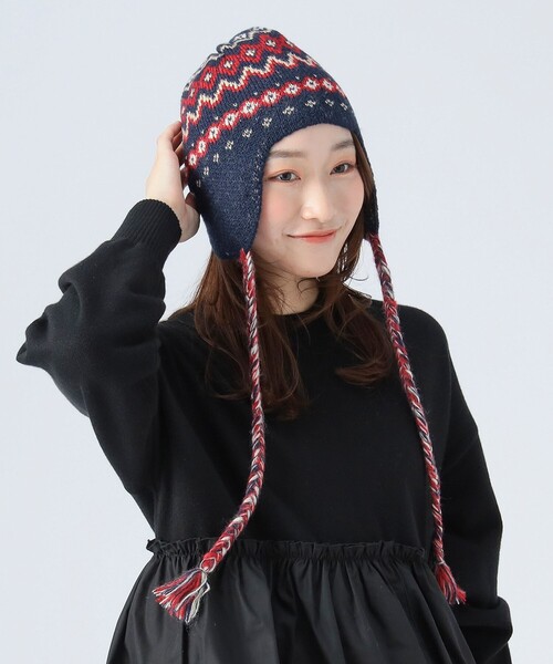 セール】ノルディック イヤー ワッチキャップ（ニットキャップ