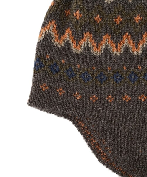 BEAMS HEART(ビームスハート)の「ノルディック イヤー ワッチキャップ(ニットキャップ/ビーニー・レディース・チャコールグレー/グレー/ホワイト系その他5/ネイビー・ONE SIZE)」の17枚目の写真