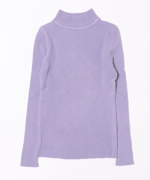 STYLEBLOCK(スタイルブロック)の「プチハイネックリブニット(ニット/セーター・レディース・スカイブルー/グレー/ダークグリーン/ブラック/ホワイト/ベージュ系その他/グリーン系その他/カーキ/イエロー/パープル/ロイヤルブルー/レッド系その他・FREE)」の10枚目の写真