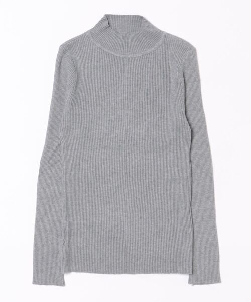 STYLEBLOCK(スタイルブロック)の「プチハイネックリブニット(ニット/セーター・レディース・スカイブルー/グレー/ダークグリーン/ブラック/ホワイト/ベージュ系その他/グリーン系その他/カーキ/イエロー/パープル/ロイヤルブルー/レッド系その他・FREE)」の16枚目の写真