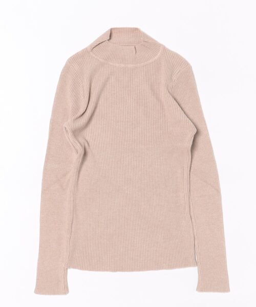 STYLEBLOCK(スタイルブロック)の「プチハイネックリブニット(ニット/セーター・レディース・スカイブルー/グレー/ダークグリーン/ブラック/ホワイト/ベージュ系その他/グリーン系その他/カーキ/イエロー/パープル/ロイヤルブルー/レッド系その他・FREE)」の17枚目の写真