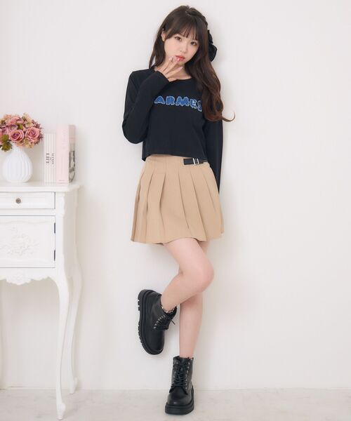 ems excite(エムズエキサイト)の「デニムアップリケTEE(Tシャツ/カットソー・レディース・ブラック/ピンク/ホワイト系その他・FREE)」の12枚目の写真