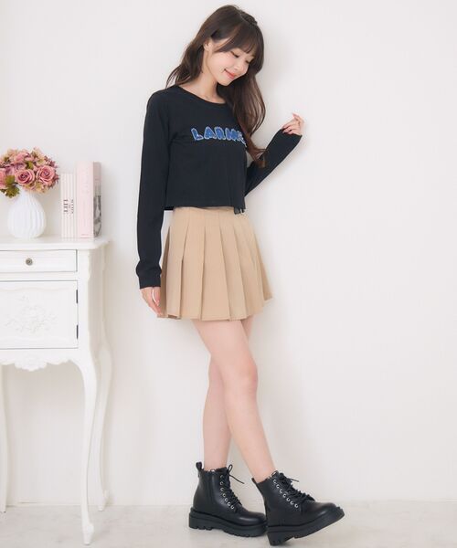 ems excite(エムズエキサイト)の「デニムアップリケTEE(Tシャツ/カットソー・レディース・ブラック/ピンク/ホワイト系その他・FREE)」の13枚目の写真