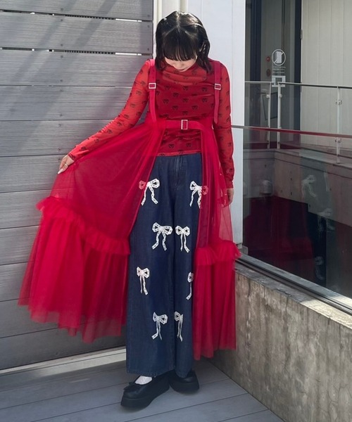 MARRY ME HARNESS TULLE SKIRT 黒 Candy Stripper（キャンディストリッパー）の「MARRY ME HARNESS