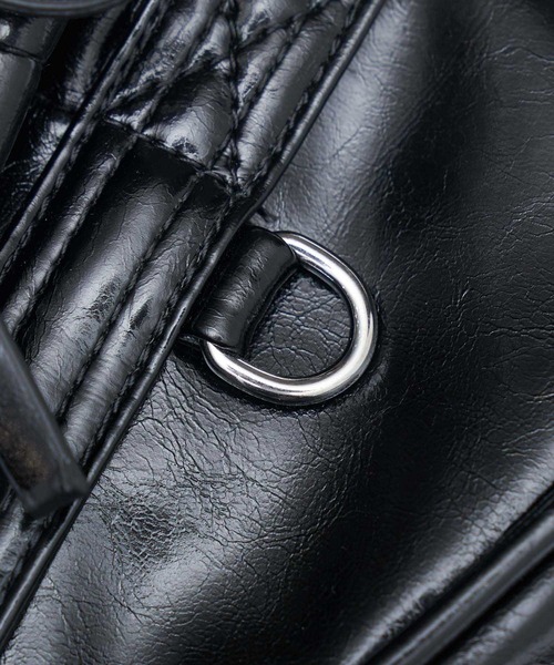 17HR（セブンティーンアワーズ）の「リボンポケットボストンバッグ（ボストンバッグ・レディース・ブラック/ブラウン/レッド・FREE）」の13枚目の写真