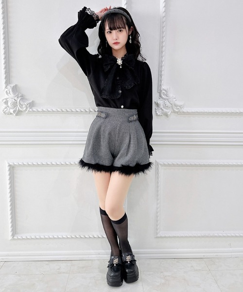 セール】【セットアップ対応】ファーショートパンツ（その他パンツ