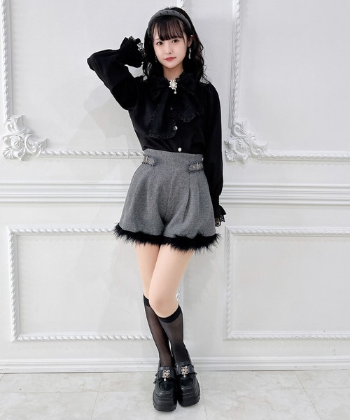 セール】【セットアップ対応】ファーショートパンツ（その他パンツ