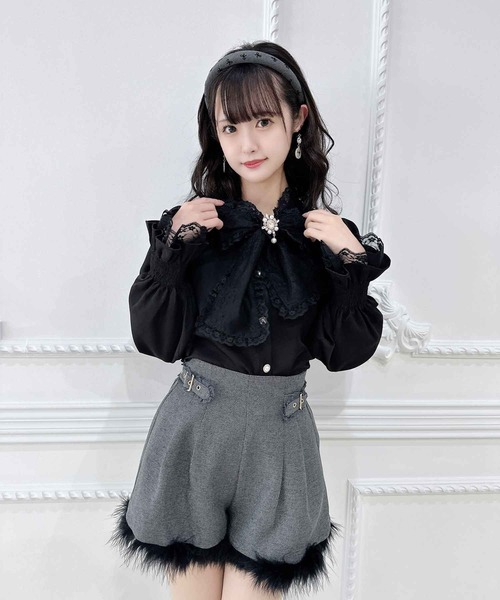 セール】【セットアップ対応】ファーショートパンツ（その他パンツ