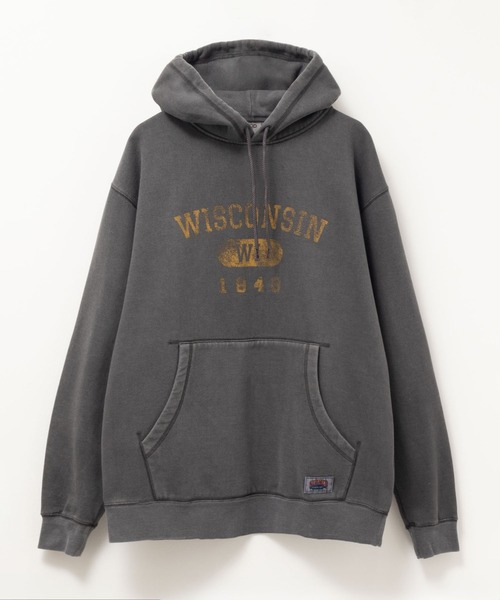 Mac-House（マックハウス）の「【限定展開】GOOD CREWxNUTMEGヴィンテージ風パーカー（パーカー・メンズ・チャコールグレー/オフホワイト・XL/L/M）」の6枚目の写真