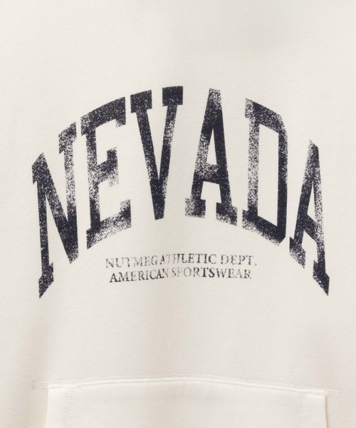 Mac-House（マックハウス）の「【限定展開】GOOD CREWxNUTMEGヴィンテージ風パーカー（パーカー・メンズ・チャコールグレー/オフホワイト・XL/L/M）」の5枚目の写真