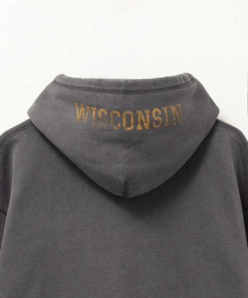 Mac-House（マックハウス）の「【限定展開】GOOD CREWxNUTMEGヴィンテージ風パーカー（パーカー・メンズ・チャコールグレー/オフホワイト・XL/L/M）」の9枚目の写真