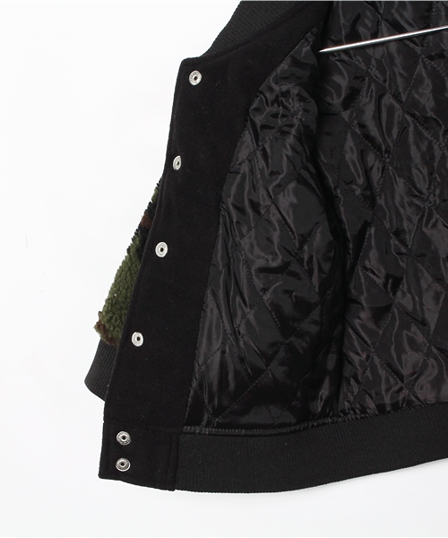 GLOBAL WORK（グローバルワーク）の「【キッズ】ソデキリカエスタジャン15/566261（ブルゾン・キッズ・グレー/ネイビー/ブラック/グレー系その他・X-LARGE/LARGE/SMALL/MEDIUM）」の7枚目の写真