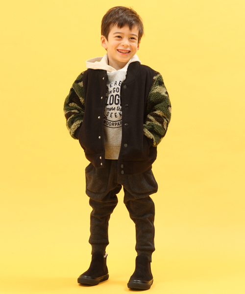 GLOBAL WORK（グローバルワーク）の「【キッズ】ソデキリカエスタジャン15/566261（ブルゾン・キッズ・グレー/ネイビー/ブラック/グレー系その他・X-LARGE/LARGE/SMALL/MEDIUM）」の17枚目の写真