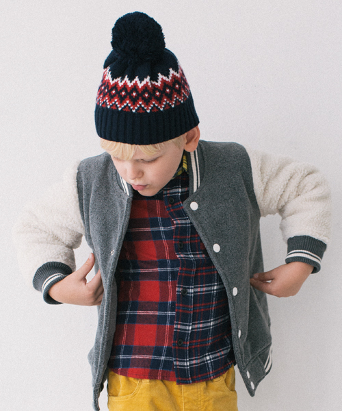 GLOBAL WORK（グローバルワーク）の「【キッズ】ソデキリカエスタジャン15/566261（ブルゾン・キッズ・グレー/ネイビー/ブラック/グレー系その他・X-LARGE/LARGE/SMALL/MEDIUM）」の18枚目の写真