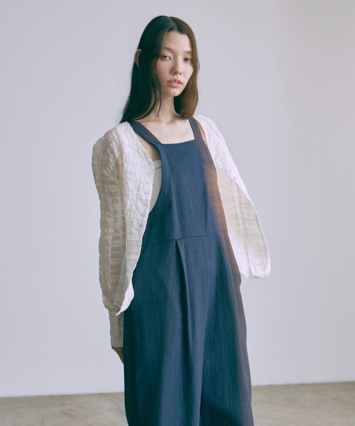 EN NEUME(エンノイム)の「Classic Tweed Combinaison(ワンピース・レディース・ネイビー/ブラック系その他・1/0)」の20枚目の写真
