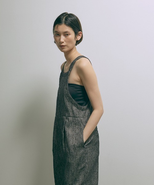 EN NEUME(エンノイム)の「Classic Tweed Combinaison(ワンピース・レディース・ネイビー/ブラック系その他・1/0)」の18枚目の写真