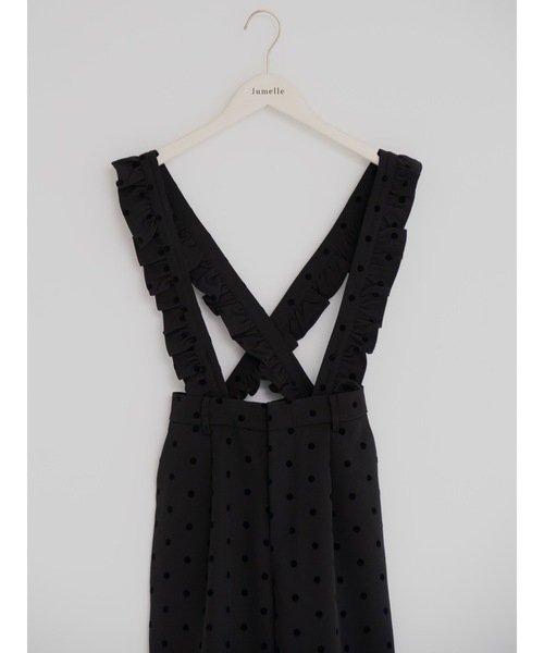 jumelle（ジュメロ）の「dot 2way salopette（サロペット/オーバーオール・レディース・ブラック・SMALL/MEDIUM）」の20枚目の写真