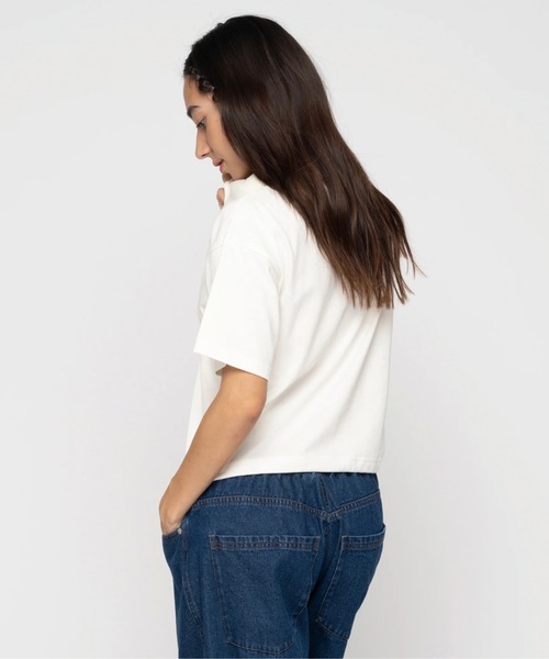 ROXY(ロキシー)の「DESERT FLOWER /ロキシードローコードポシャツ(ポロシャツ・レディース・ホワイト/グリーン/ブラック・MEDIUM/LARGE/SMALL)」の7枚目の写真