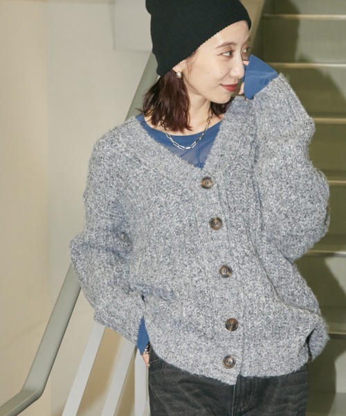 【美品】HOLIDAY ホリデイ ニット カーディガン HOLIDAY ホリデイ ニットカーディガン