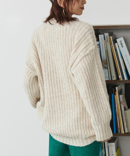 25aw a machine ベロアカーディガン mint サイズ2 完売 2way zip cardigan（カーディガン/ボレロ） | CODE A（コードエー