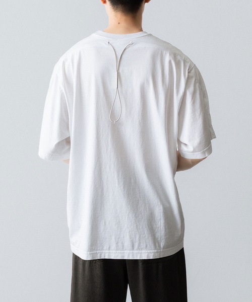 VEIN (ヴェイン)の「100/3 スエードジャージー ベッセル S/S TEE / 100/3 SUEDE JERSEY VESSEL S/S TEE(Tシャツ/カットソー・メンズ・ホワイト/ブラック・3/1/2)」の1枚目の写真