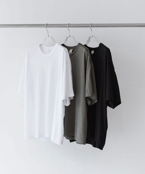 VEIN (ヴェイン)の「100/3 スエードジャージー ベッセル S/S TEE / 100/3 SUEDE JERSEY VESSEL S/S TEE(Tシャツ/カットソー・メンズ・ホワイト/ブラック・3/1/2)」の5枚目の写真
