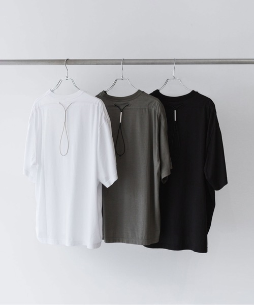 VEIN (ヴェイン)の「100/3 スエードジャージー ベッセル S/S TEE / 100/3 SUEDE JERSEY VESSEL S/S TEE(Tシャツ/カットソー・メンズ・ホワイト/ブラック・3/1/2)」の4枚目の写真