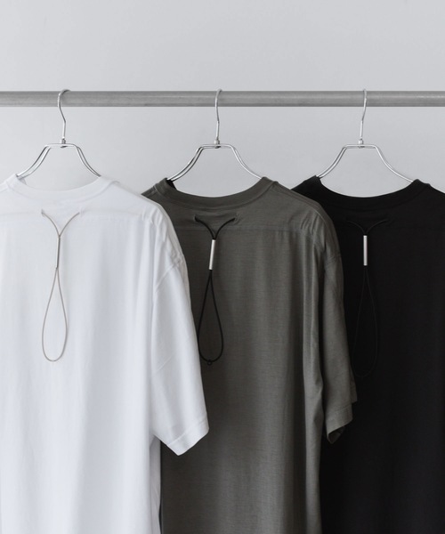 VEIN (ヴェイン)の「100/3 スエードジャージー ベッセル S/S TEE / 100/3 SUEDE JERSEY VESSEL S/S TEE(Tシャツ/カットソー・メンズ・ホワイト/ブラック・3/1/2)」の3枚目の写真