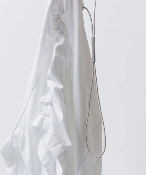 VEIN (ヴェイン)の「100/3 スエードジャージー ベッセル S/S TEE / 100/3 SUEDE JERSEY VESSEL S/S TEE(Tシャツ/カットソー・メンズ・ホワイト/ブラック・3/1/2)」の6枚目の写真