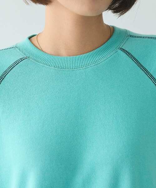 CRAFT STANDARD BOUTIQUE（クラフトスタンダードブティック）の「【ユニセックス】裏毛切り替えプルオーバー（スウェット・レディース・ホワイト系その他/マスタード/ブラック/ブルーグリーン・M/L/XL）」の11枚目の写真