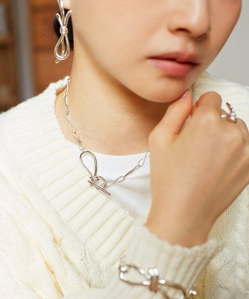 Nothing And Others(ナッシングアンドアザーズ)の「「Nothing And Others/ナッシングアンドアザーズ」Knotting Pierce(ピアス(両耳用)・レディース・シルバー・FREE)」の9枚目の写真