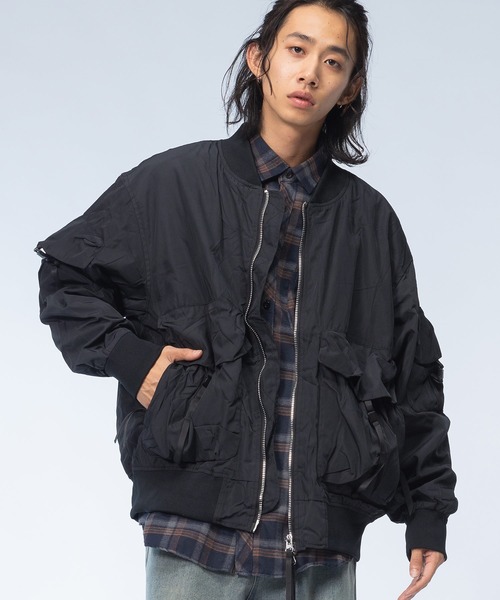 【セール】WOODENDOLL MA-1 リブ切替 マルチポケット（MA-1）｜WOODENDOLL（ウッディンドール）