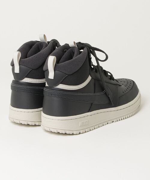 NIKE（ナイキ）の「ナイキ NIKE ナイキ コート ビジョン MID WNTR（スニーカー・メンズ・ブラック×グレー・25.0cm/25.5cm/26.0cm/26.5cm/27.0cm/27.5cm/28.0cm）」の2枚目の写真