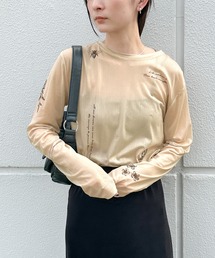select MOCA | アートシアークルーネックトップス(Tシャツ/カットソー)