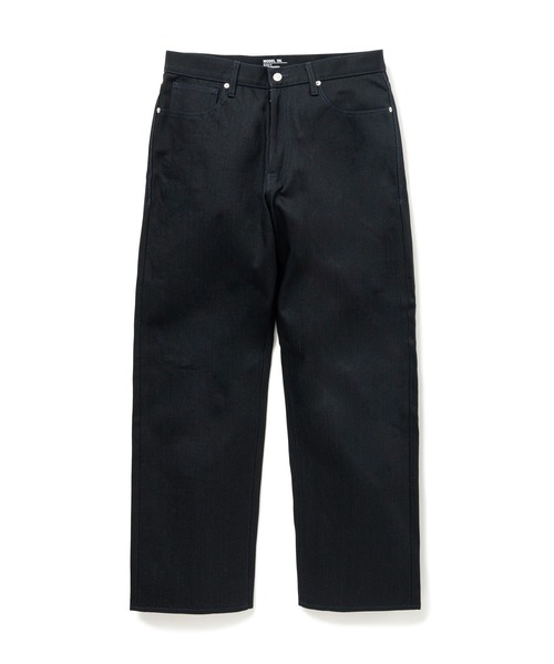 AW2006 PAIN ハート涙　ブラックデニム　3×30 CLIFF Ex. RELAX FITTED DENIM PANTS