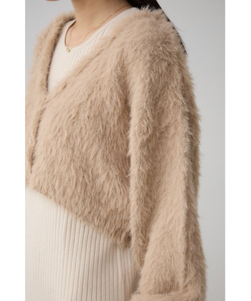 AZUL by moussy(アズールバイマウジー)の「シャギーセットニットワンピース(ワンピース・レディース・アイボリー/ブラック・SMALL/MEDIUM)」の10枚目の写真