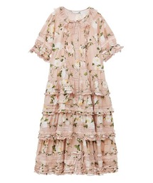 PINK HOUSE ピンクハウス ワンピース 花柄 PINK HOUSE #spc ピンクハウス PINKHOUSE ワンピース 紺 白 半袖